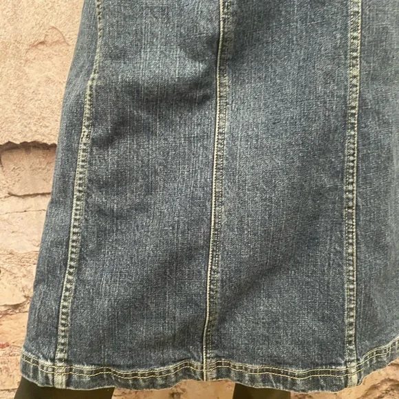 Columbia Blue Denim Straight Skirt - Picture 3 of 9